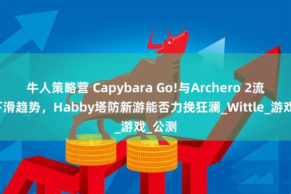 牛人策略营 Capybara Go!与Archero 2流水显下滑趋势，Habby塔防新游能否力挽狂澜_Wittle_游戏_公测